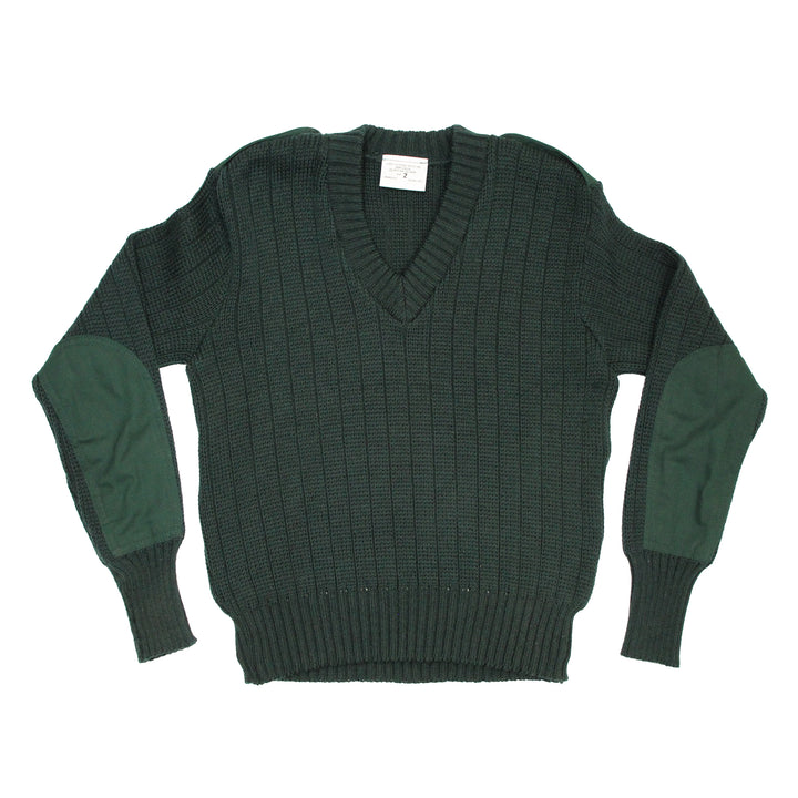 British Women's Dark Green Wool Pully Sweater