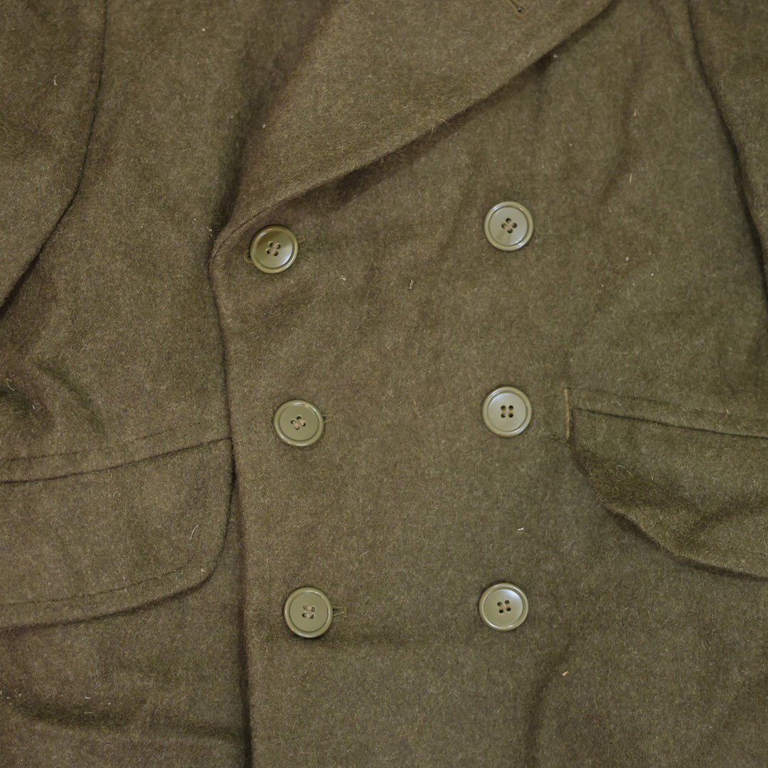 Greek Heavy Wool Overcoat