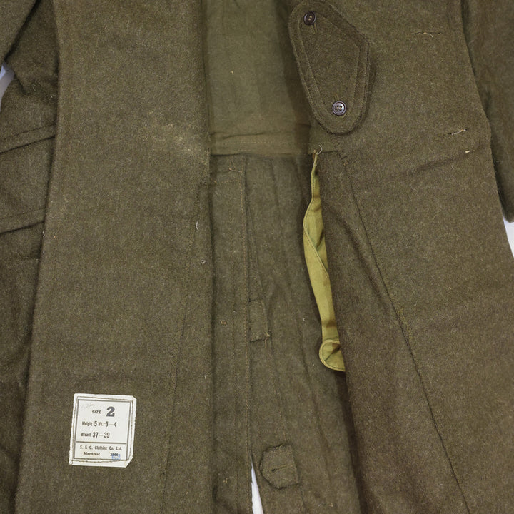 Greek Heavy Wool Overcoat