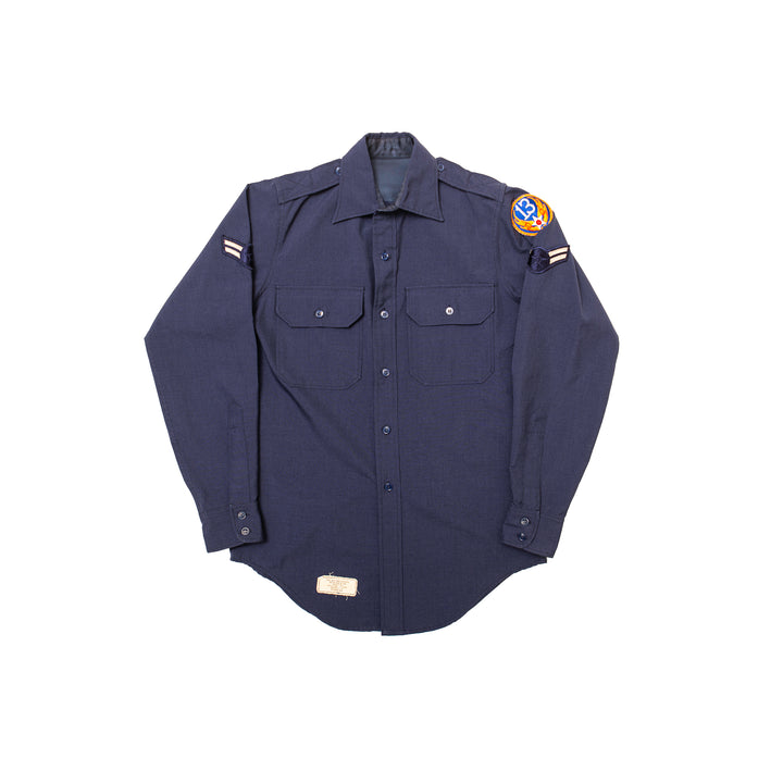 Man's Wool/Polyester Tropical Blue AF Shirt
