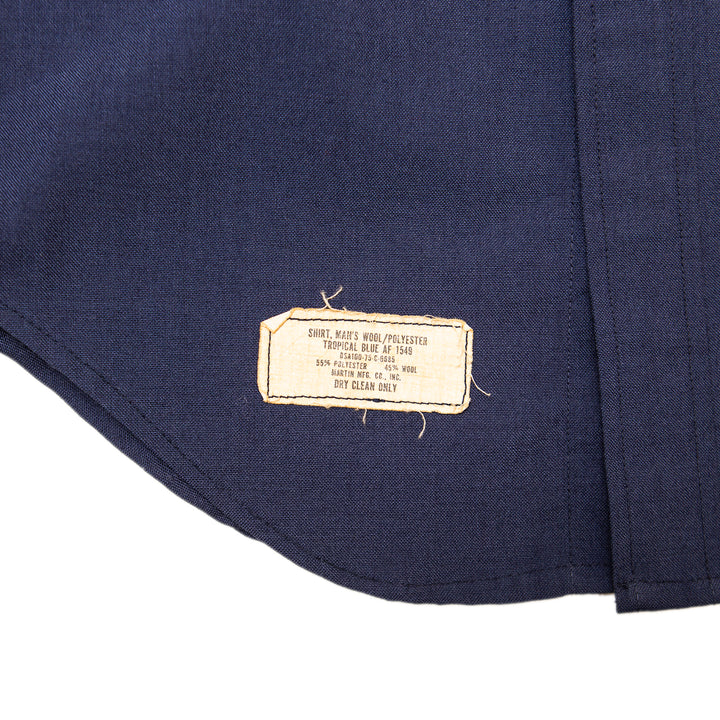Man's Wool/Polyester Tropical Blue AF Shirt