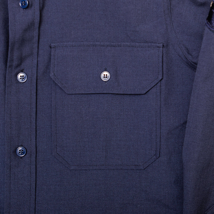 Man's Wool/Polyester Tropical Blue AF Shirt