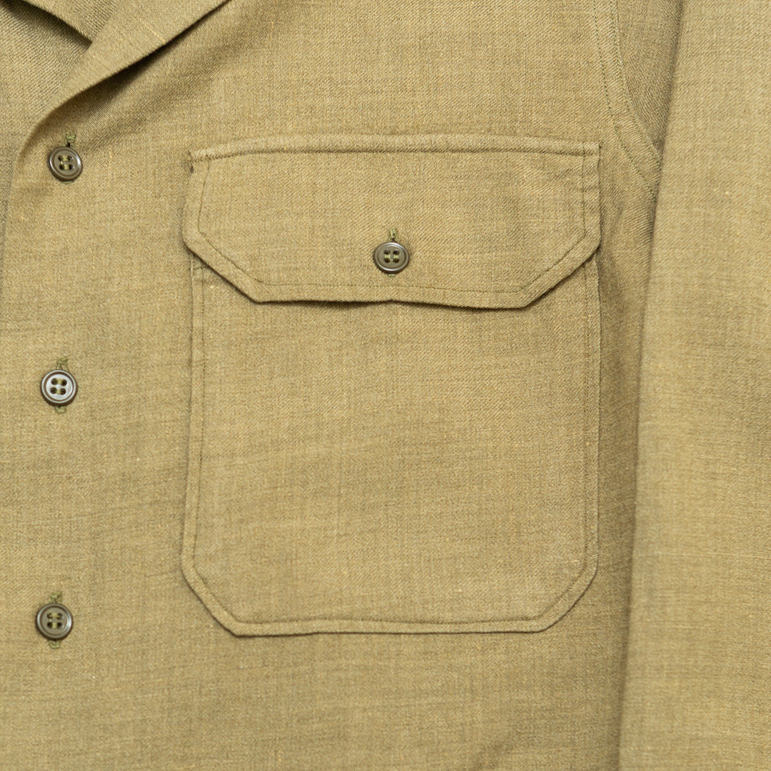 Vintage Military Wool Field Shirt
