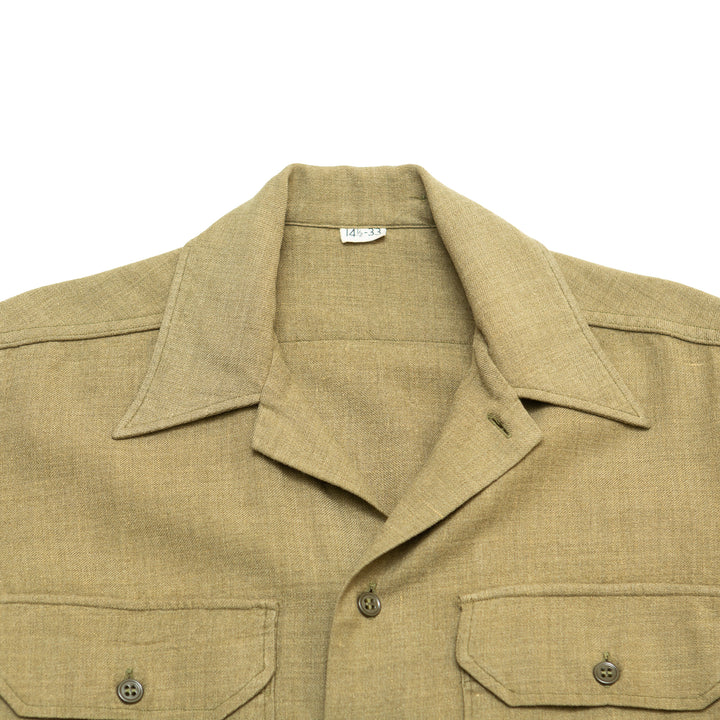 Vintage Military Wool Field Shirt