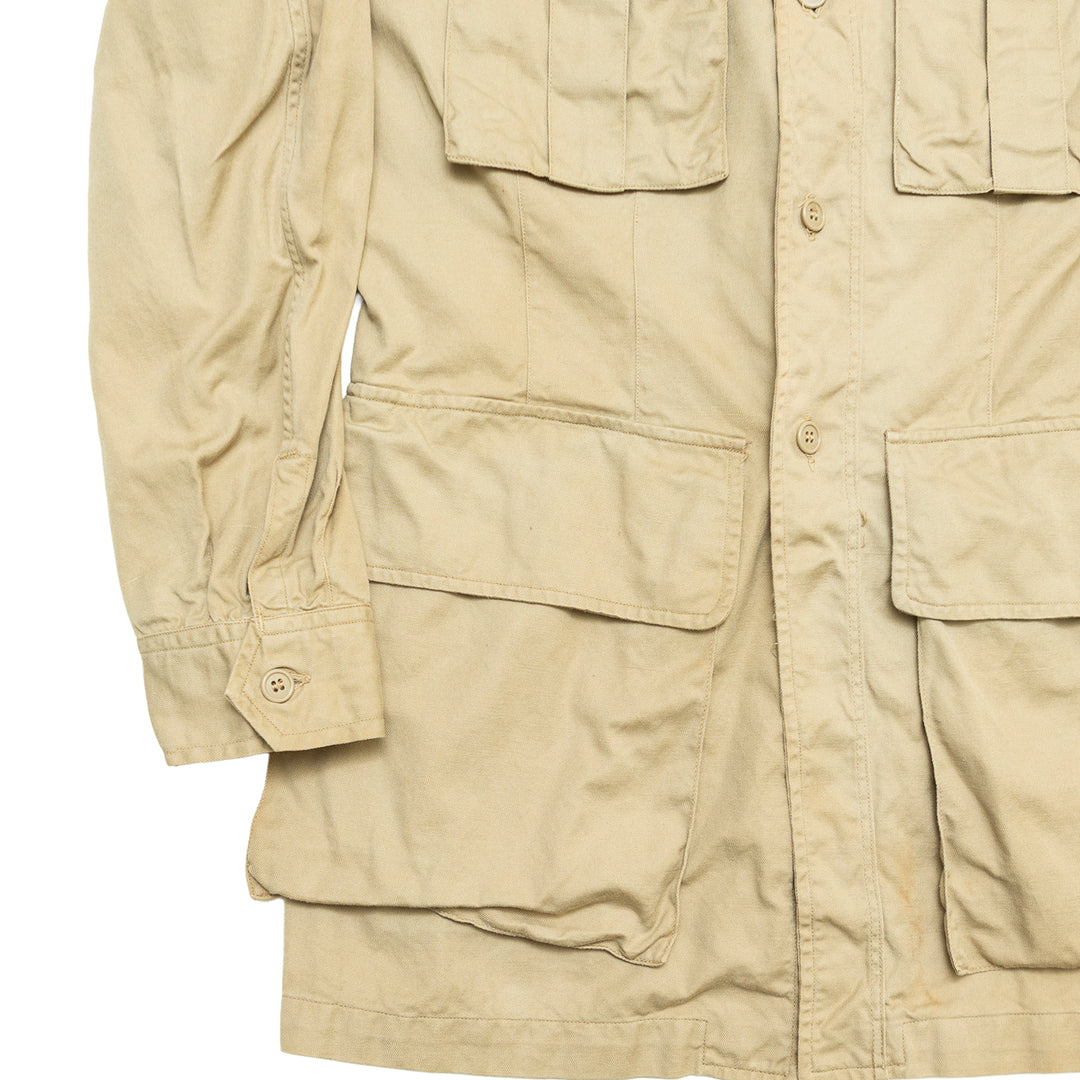 Jacket Man's Cotton Tan Tropical