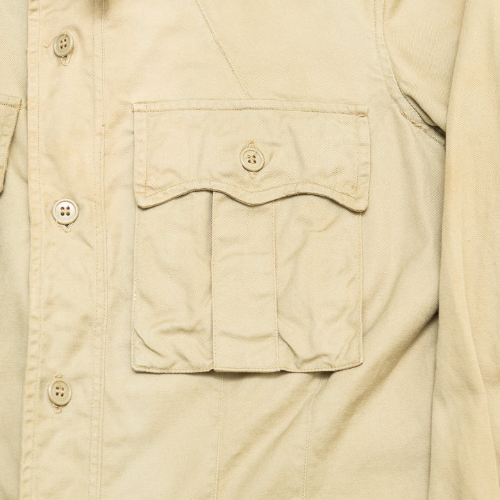 Jacket Man's Cotton Tan Tropical