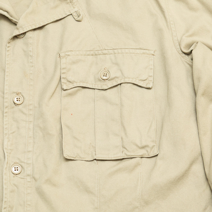 Jacket Man's Cotton Tan Tropical