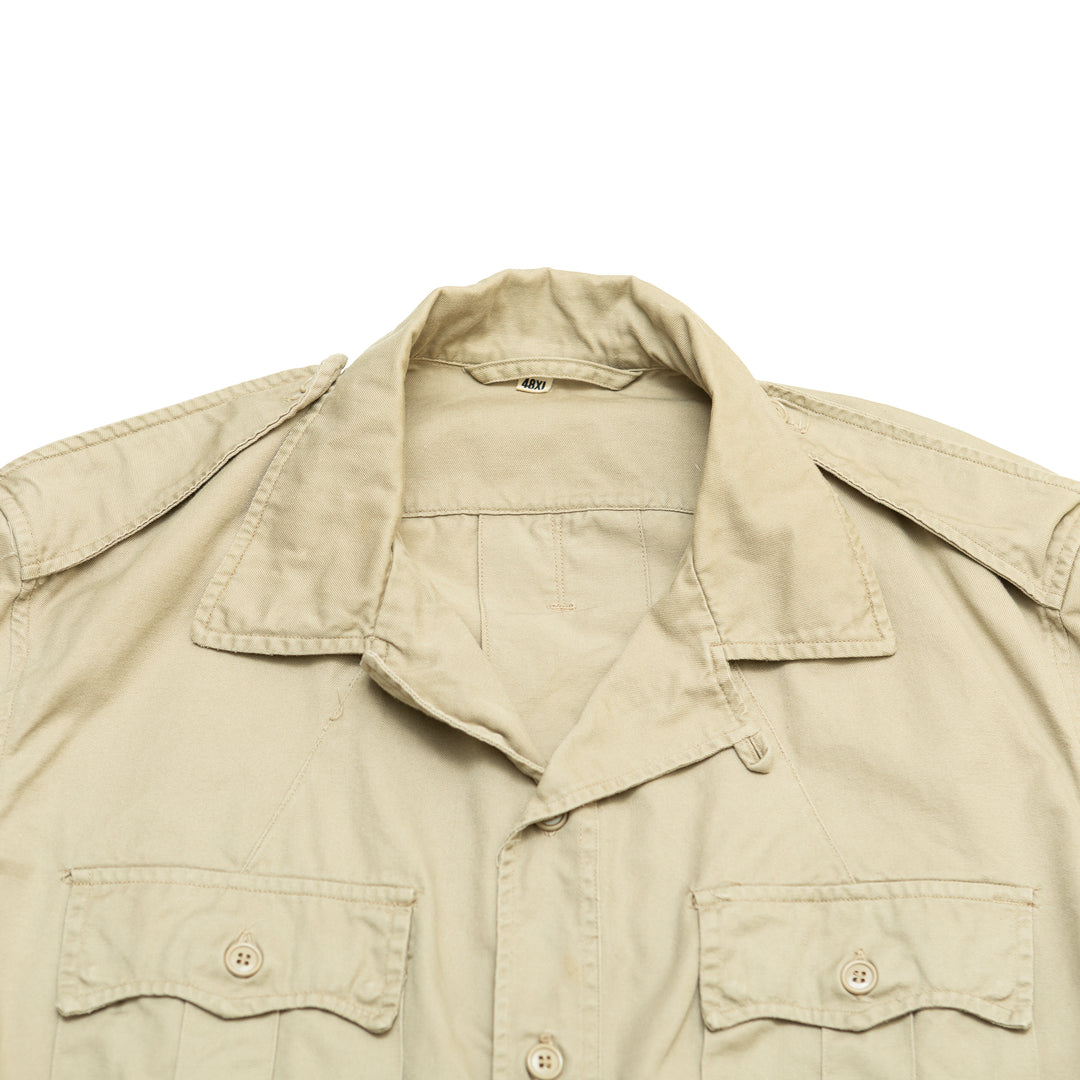 Jacket Man's Cotton Tan Tropical