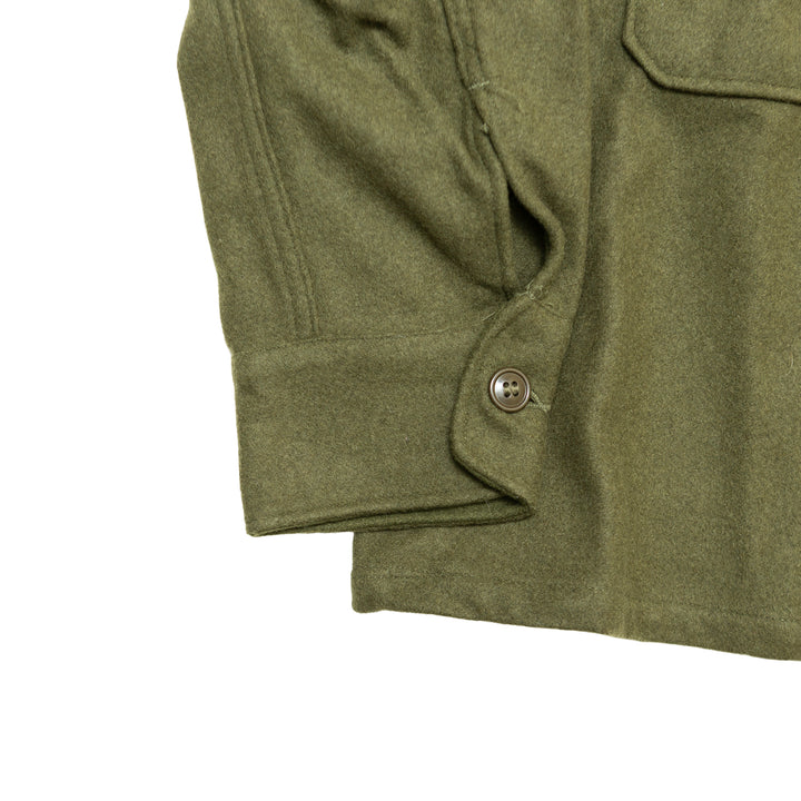 Olive Green-108 Wool Field Shirt