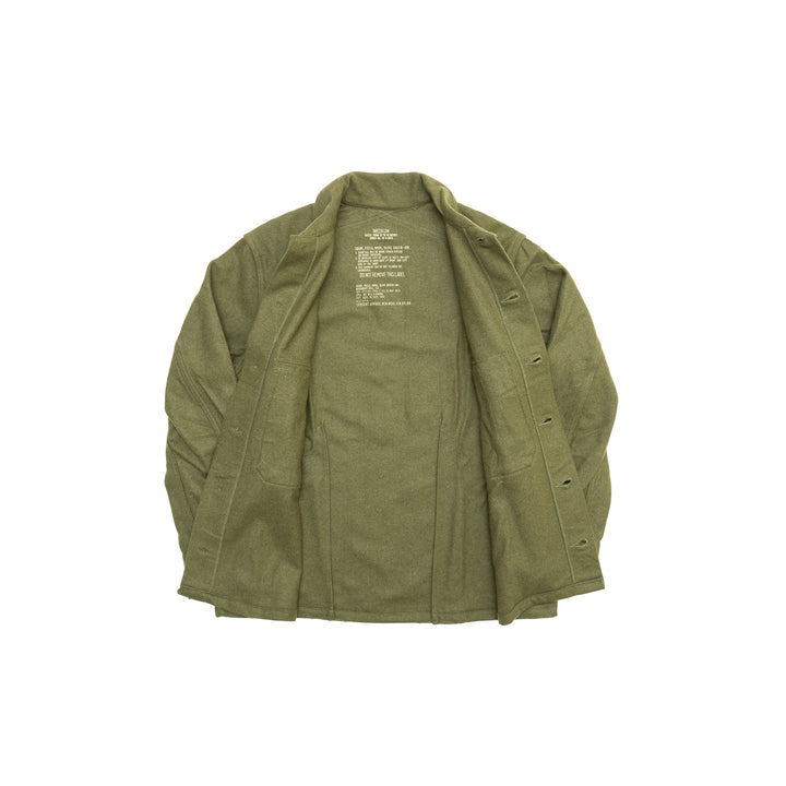 Olive Green-108 Wool Field Shirt