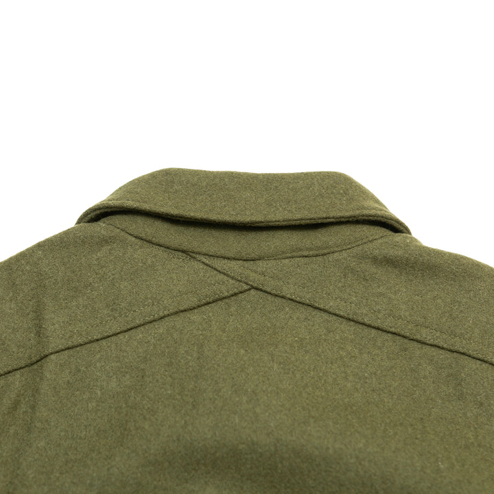 Olive Green-108 Wool Field Shirt