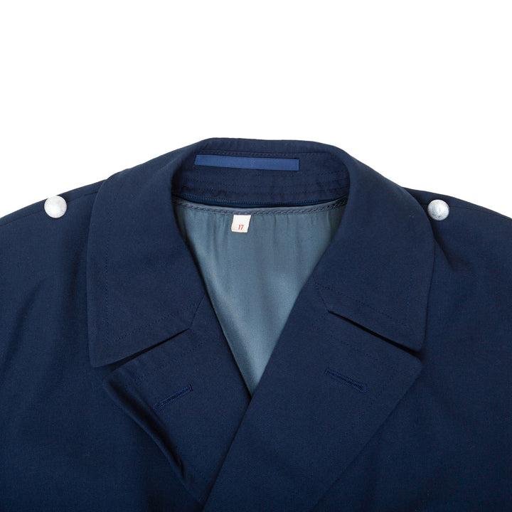 German Navy Blue Trench Coat