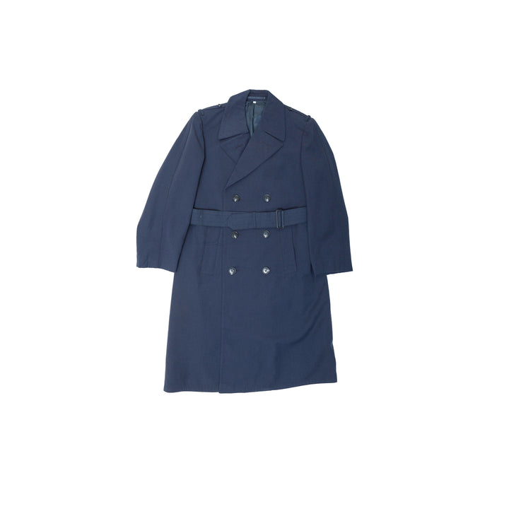 German Dusty Blue Trench Coat