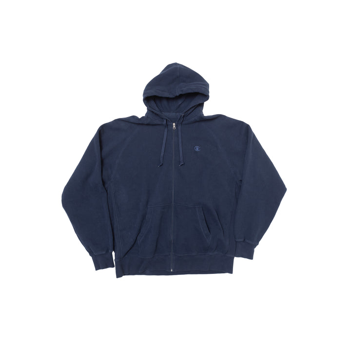 Champion Navy Zip Up Hoodie