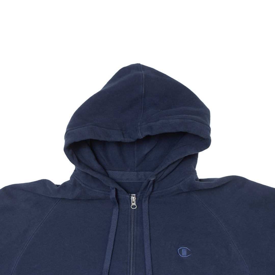 Champion Navy Zip Up Hoodie