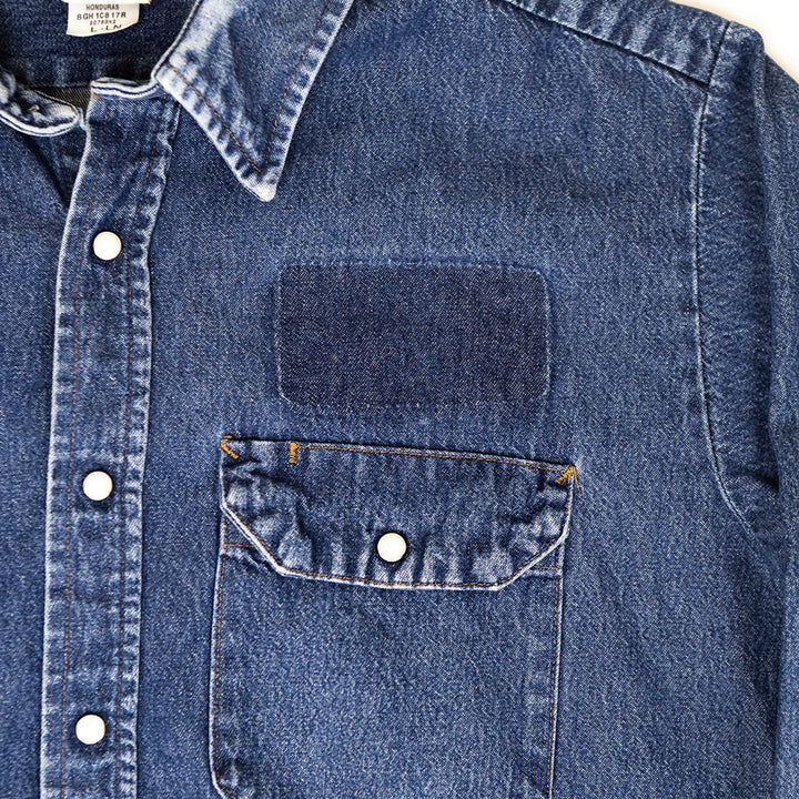 Red Cap Denim Snap Shirt