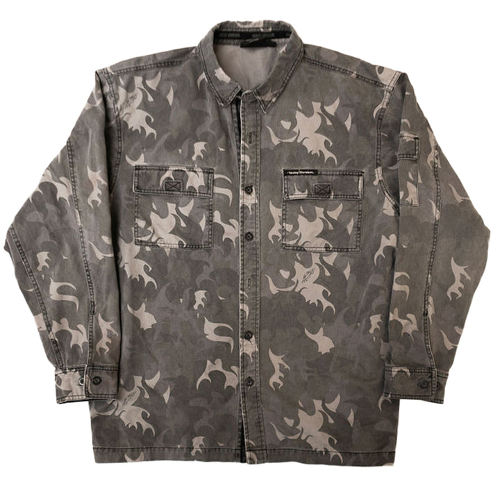 Harley Davidson Gray Camouflage "Shirt Jac"