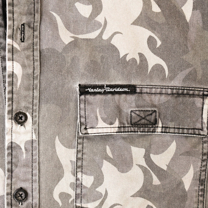 Harley Davidson Gray Camouflage "Shirt Jac"