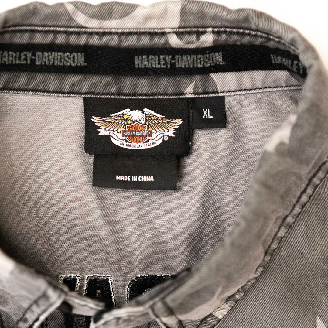 Harley Davidson Gray Camouflage "Shirt Jac"