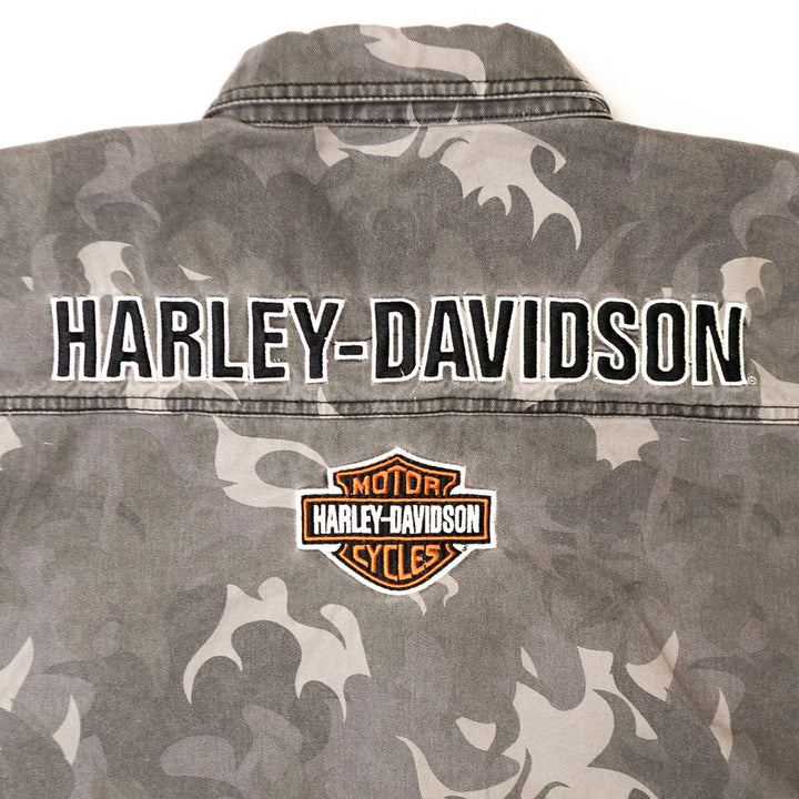 Harley Davidson Gray Camouflage "Shirt Jac"