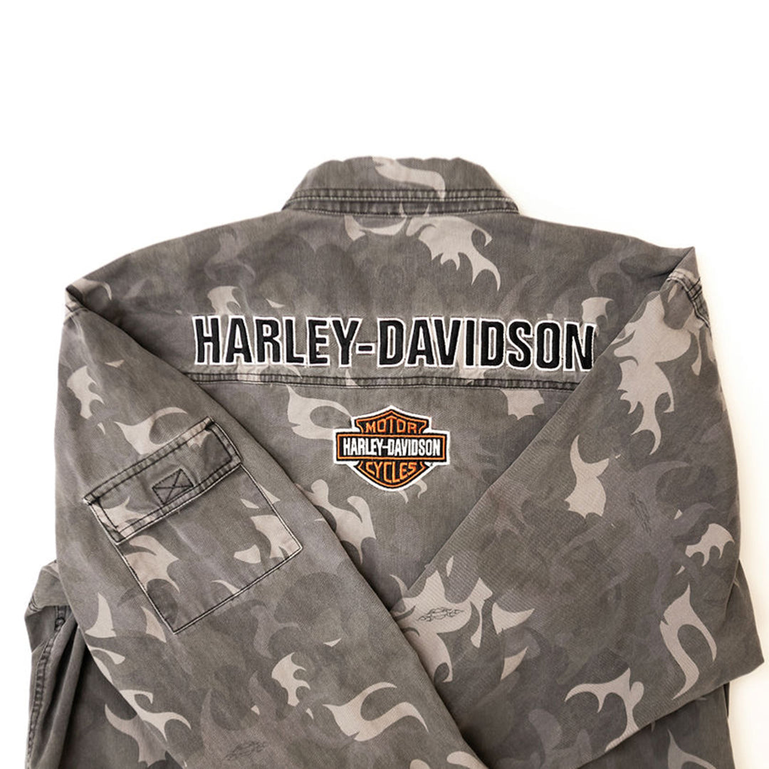 Harley Davidson Gray Camouflage "Shirt Jac"