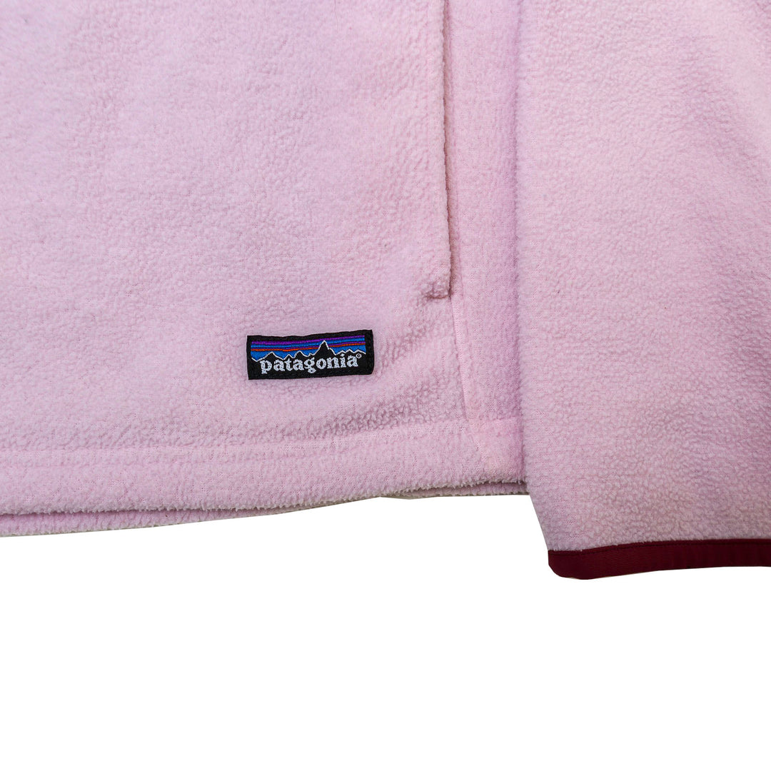 Patagonia Light Pink Quarter Zip Pullover