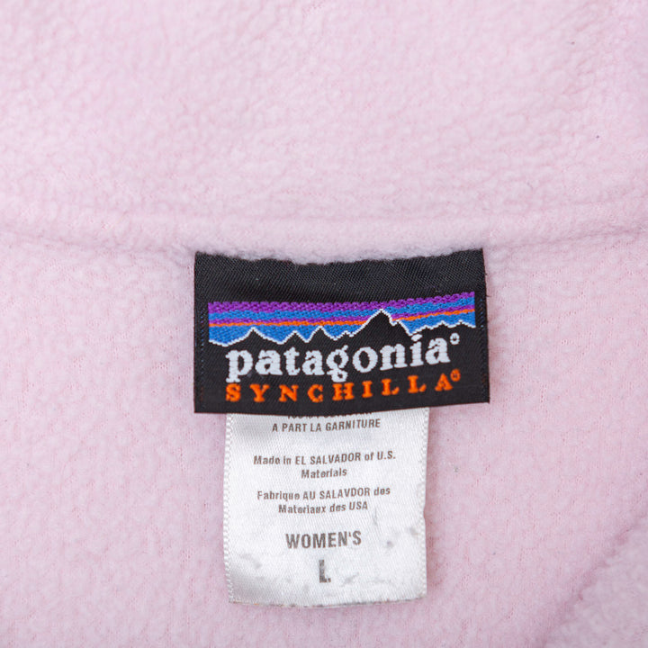 Patagonia Light Pink Quarter Zip Pullover