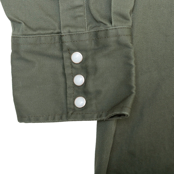 Wrangler Pearl Snap Green Shirt