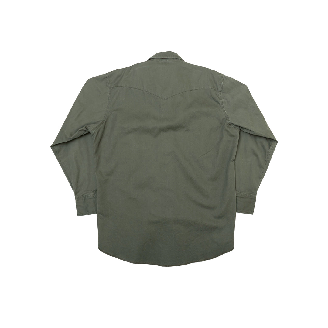 Wrangler Pearl Snap Green Shirt