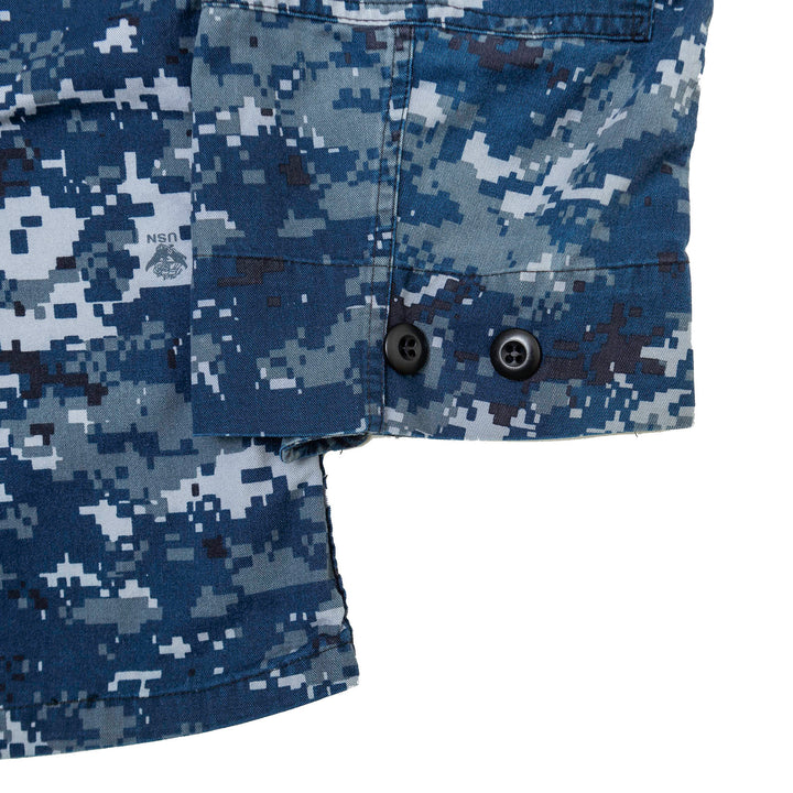 Digital Blue Camo Top