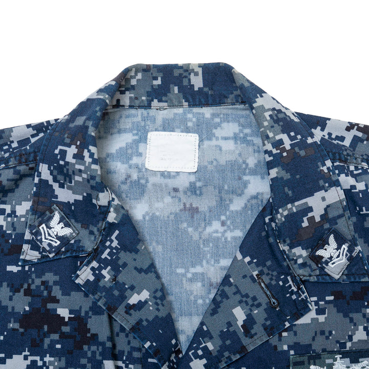 Digital Blue Camo Top