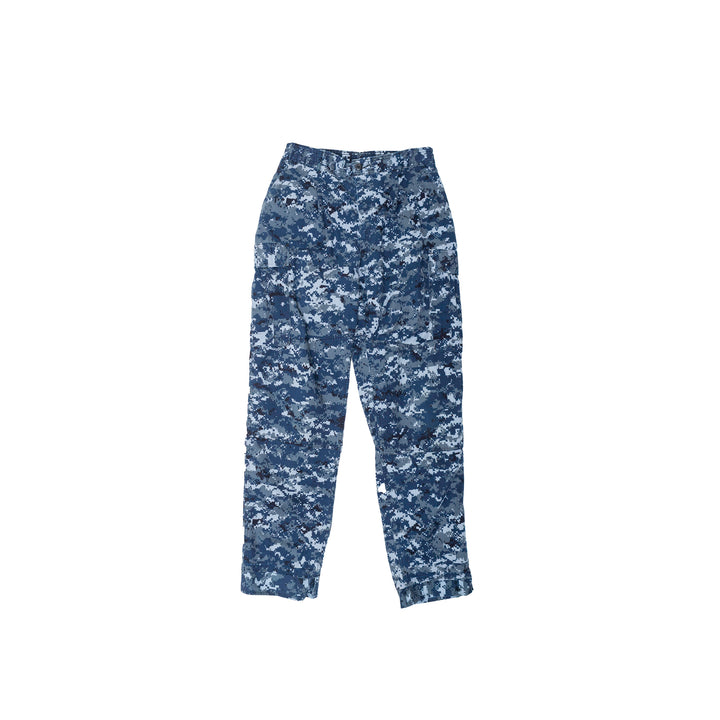 Digital Blue Camo Cargo Pants