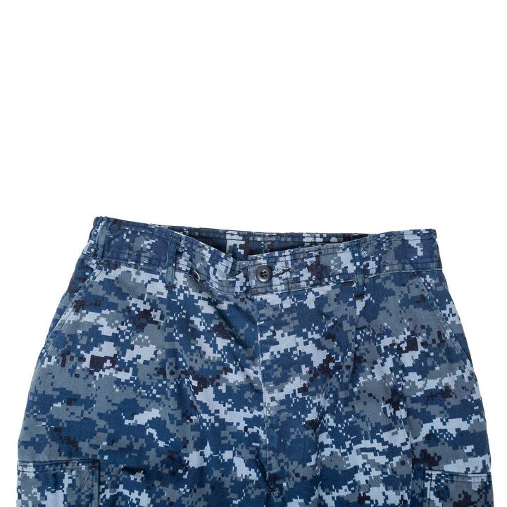 Digital Blue Camo Cargo Pants