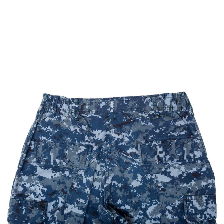 Digital Blue Camo Cargo Pants