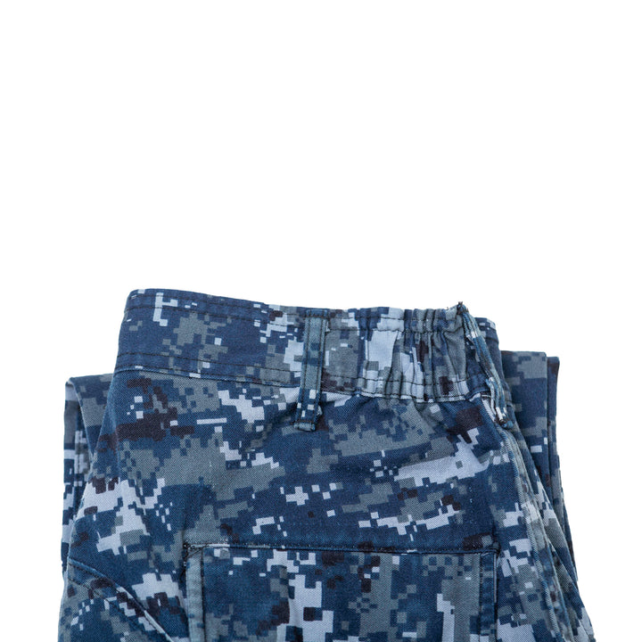 Digital Blue Camo Cargo Pants