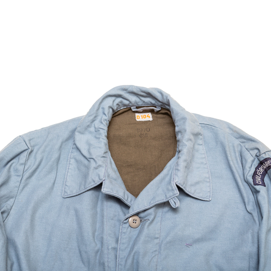 Swedish Civil Defense M59 Jacket (Light Blue)