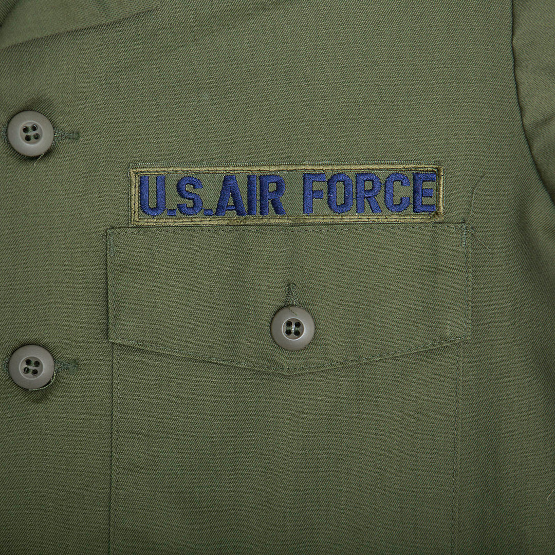 US Military OG 507 Fatigue Shirt Long Sleeve with Patches