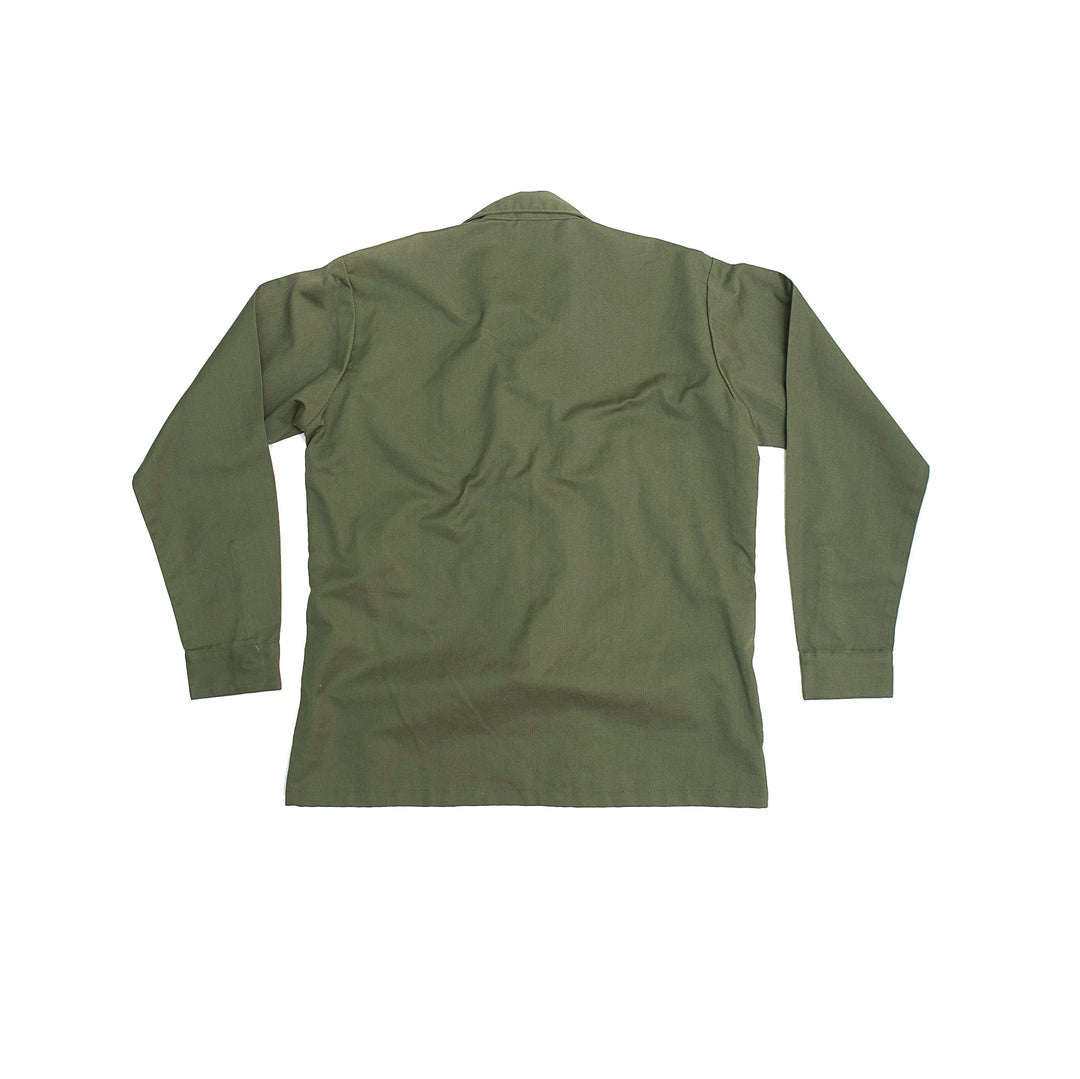 US Military OG 507 Fatigue Shirt Long Sleeve with Patches