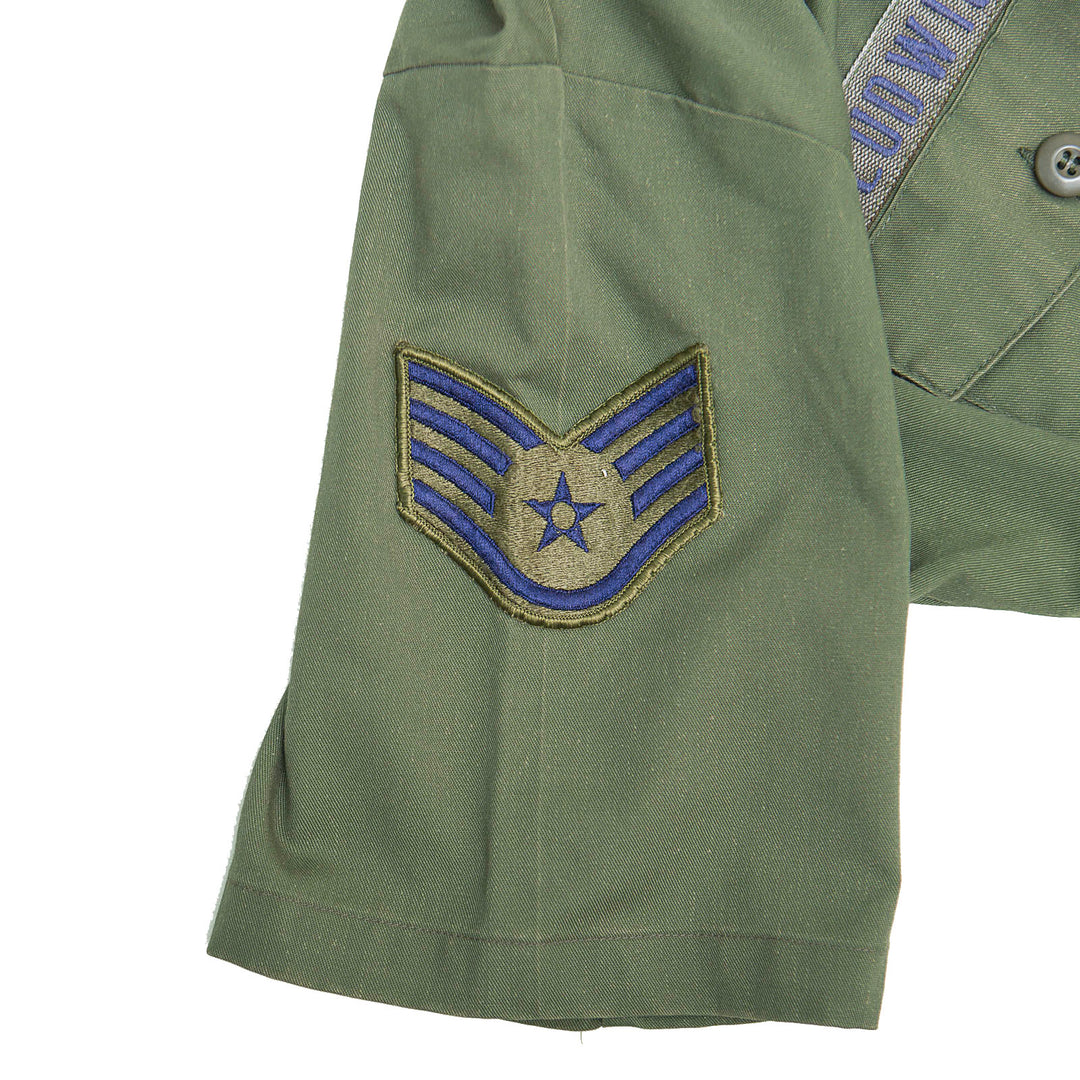 US Military OG 507 Fatigue Shirt Short Sleeve with Patches