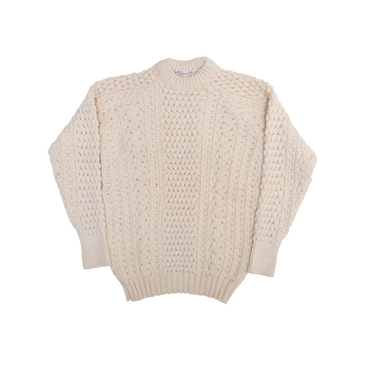 Avoca Handweavers Fisherman's Cable Knit Sweater