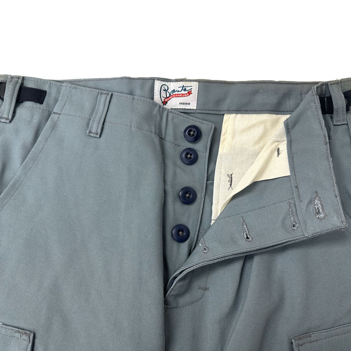 Brents Button Fly Canvas Cargo Pants