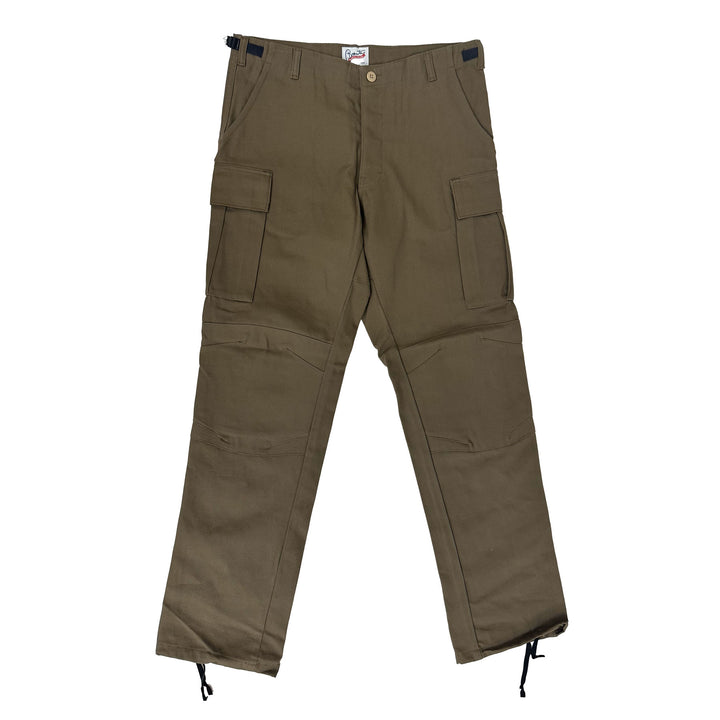 Brents Button Fly Canvas Cargo Pants