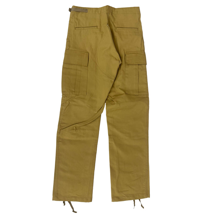 Brents Button Fly Canvas Cargo Pants