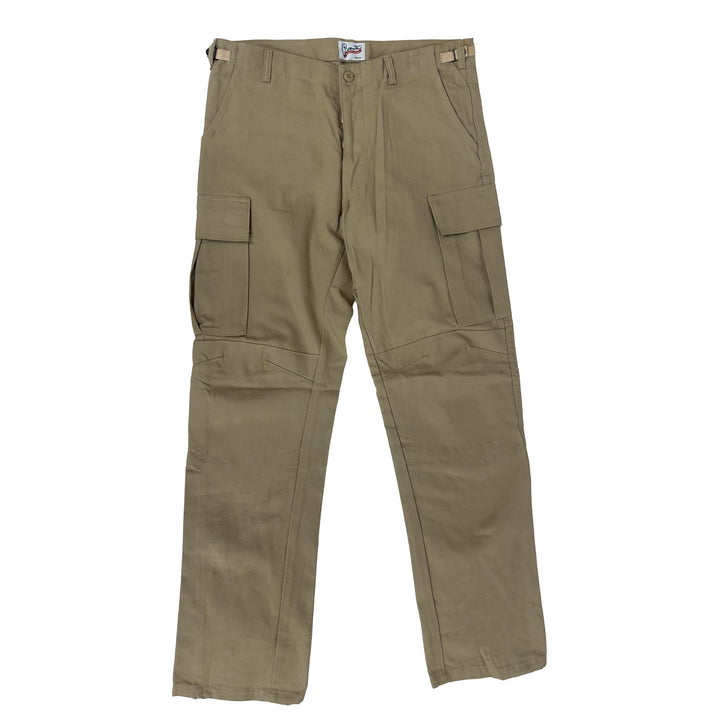 Brents Button Fly Canvas Cargo Pants