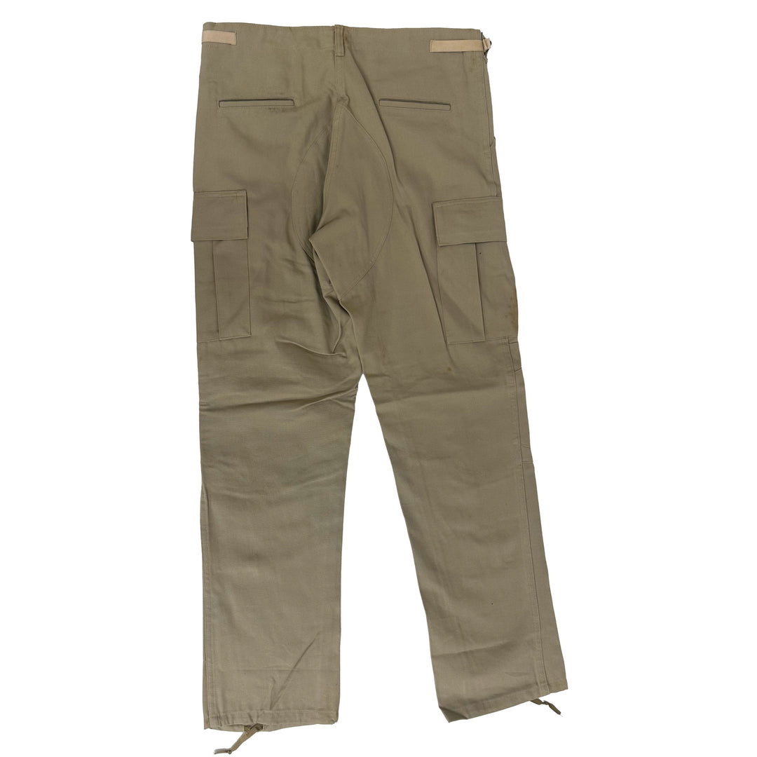 Brents Button Fly Canvas Cargo Pants