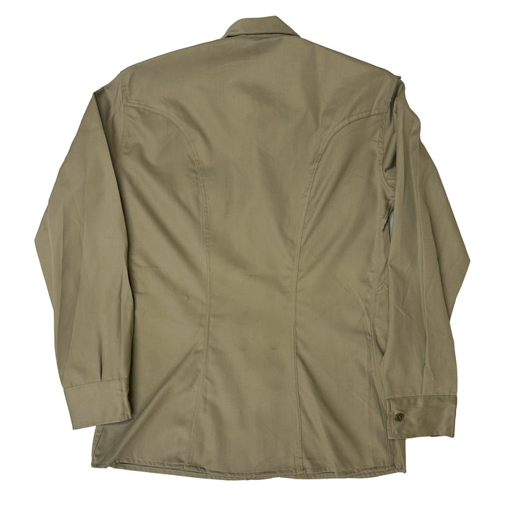 Italian Chino Khaki Fatigue Shirt