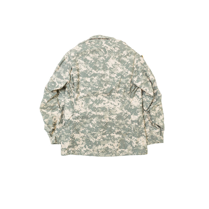 Waterproof Hooded Jacket w/ Velcro on Sleeves Digital Camo