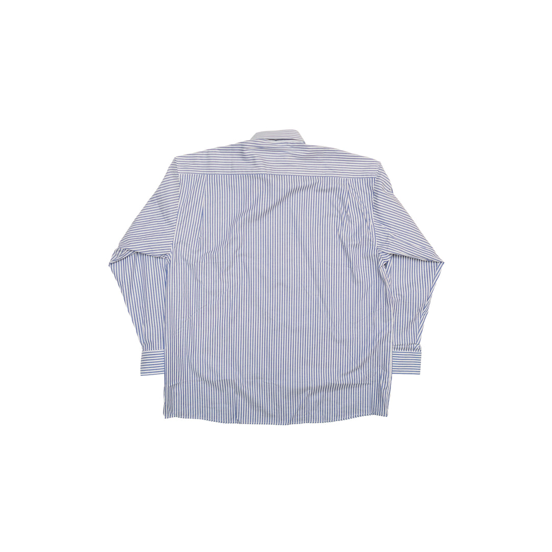 Inter Shirt Blue Striped Button Up