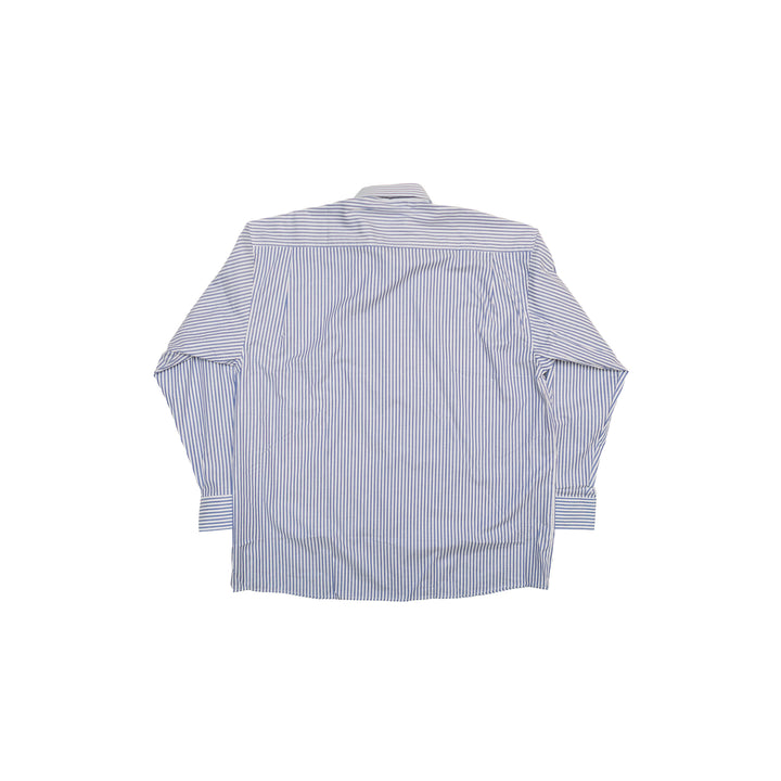 Inter Shirt Blue Striped Button Up