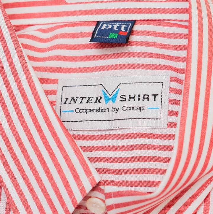 PTT Inter Shirt Red Striped Button Down